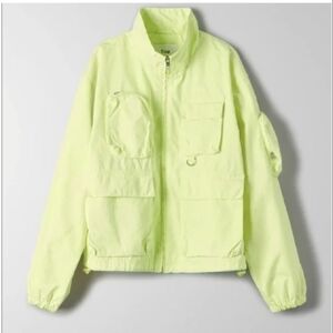 TNA Overload Cargo jacket, neon sunrise, Aritzia sz Small, GUC